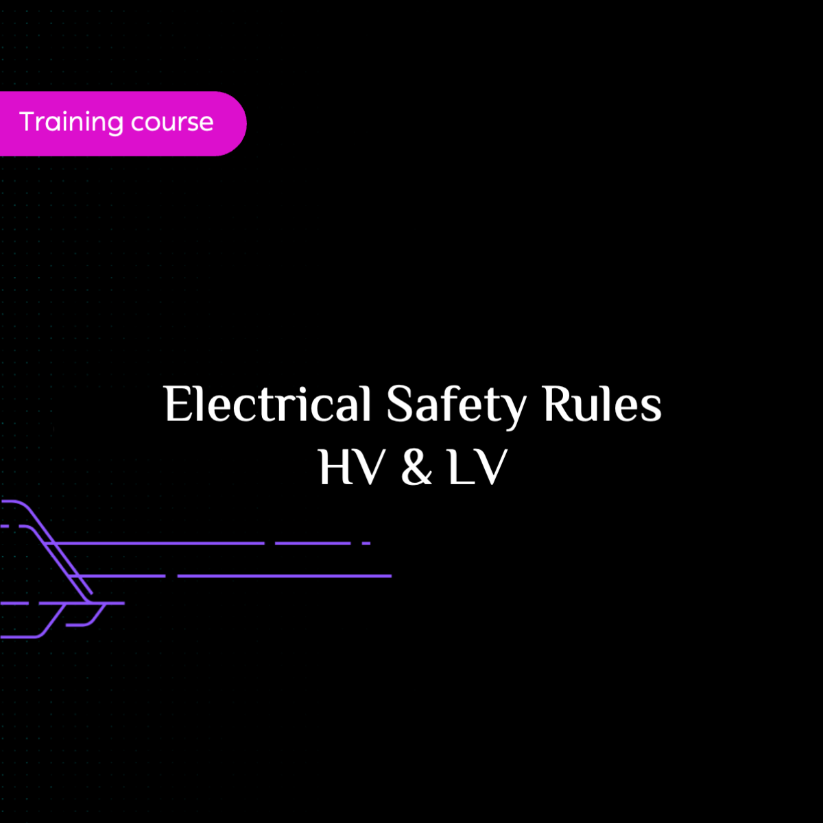 Electrical Safety Rules HV & LV